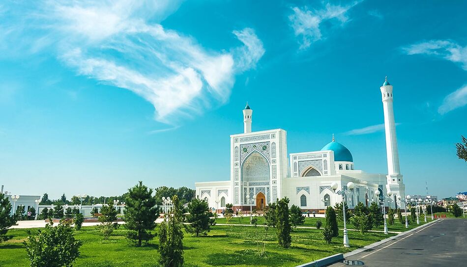 Weiße Moschee in Taschkent, Usbekistan
