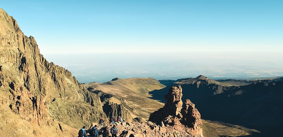 Trekking am Mount Kenia, Kenia