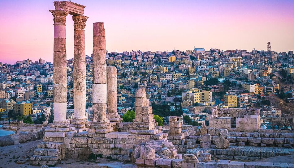 Ruinen in der Stadt Amman