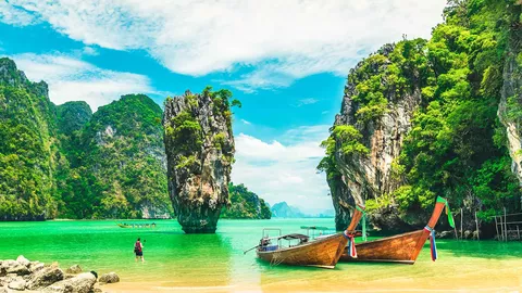 Die Phang Nga Bay in Thailand bei Phuket