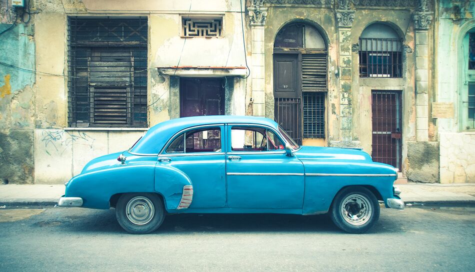 Kubanischer Oldtimer in Havanna