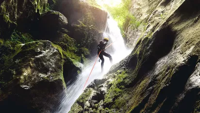 Costa Rica Canyoing Wasserfall