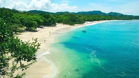 Blick auf den Playa Conchal Strand, Costa Rica