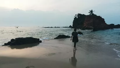 Der Strand von Mirissa, Sri Lanka