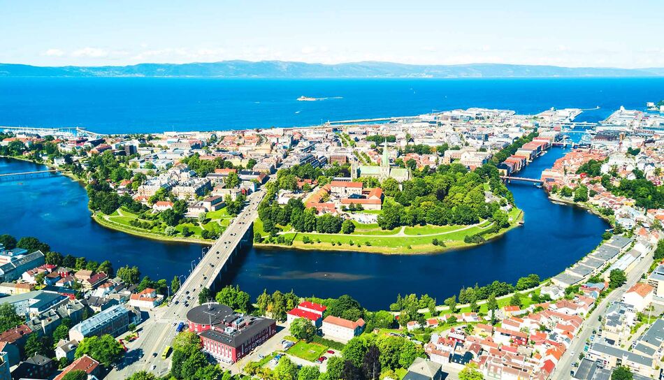 Trondheim von oben