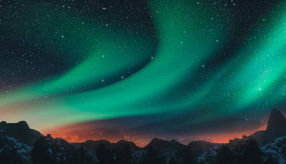 Polarlichter in Schweden