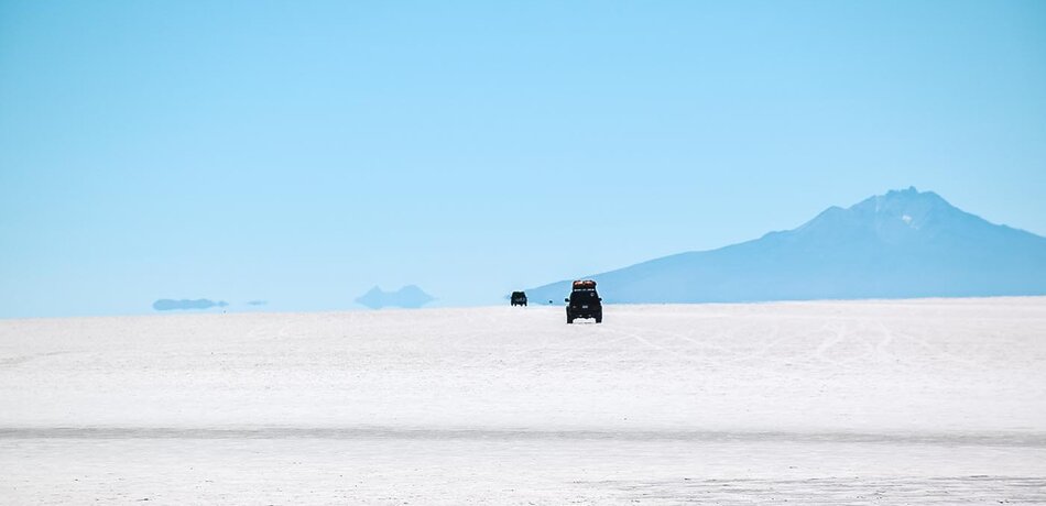 Eine Jeep-Tour durch die Salar de Uyuni, Bolivien
