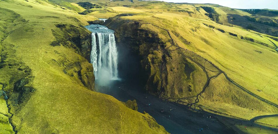 Skogafoss - Wasserfall in Island
