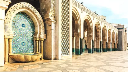 Hassan II Moschee in Casablanca, Marokko