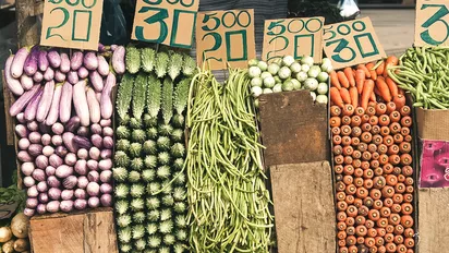 Auswahl an Gemüse in Sri Lanka