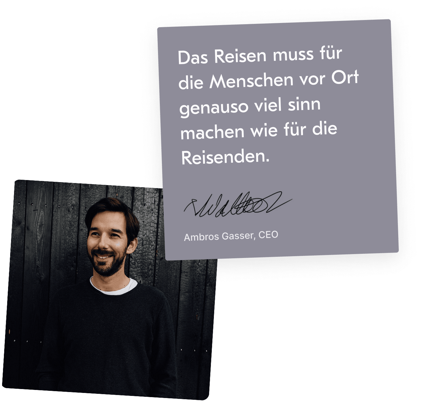 Ambros Gasser Testimonial