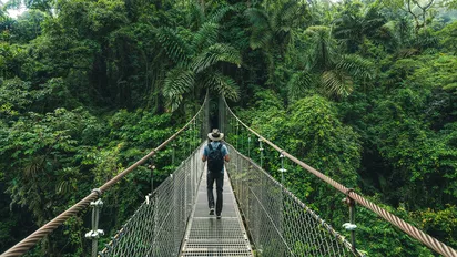 Wandern im Regenwald von Costa Rica