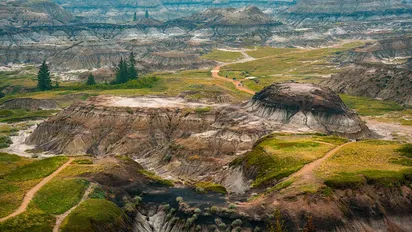 Horshoe Canyon in Alberta