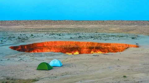 "Tor zur Hölle" - Darwaza Gaskrater