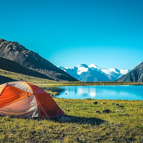 Camping im Nationalpark Tchon-Kemin in Kirgistan