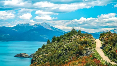 Landschaft um den Lago General Carrera, Chile
