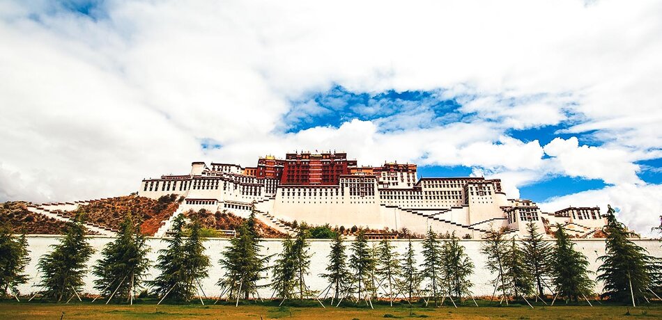 Potala Palast in Lhasa, Tibet