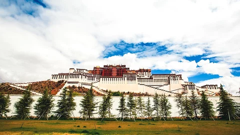 Potala Palast in Lhasa, Tibet