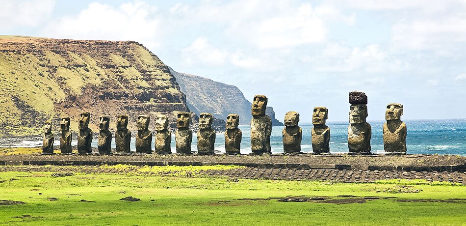 Moai Statuen auf der Osterinsel