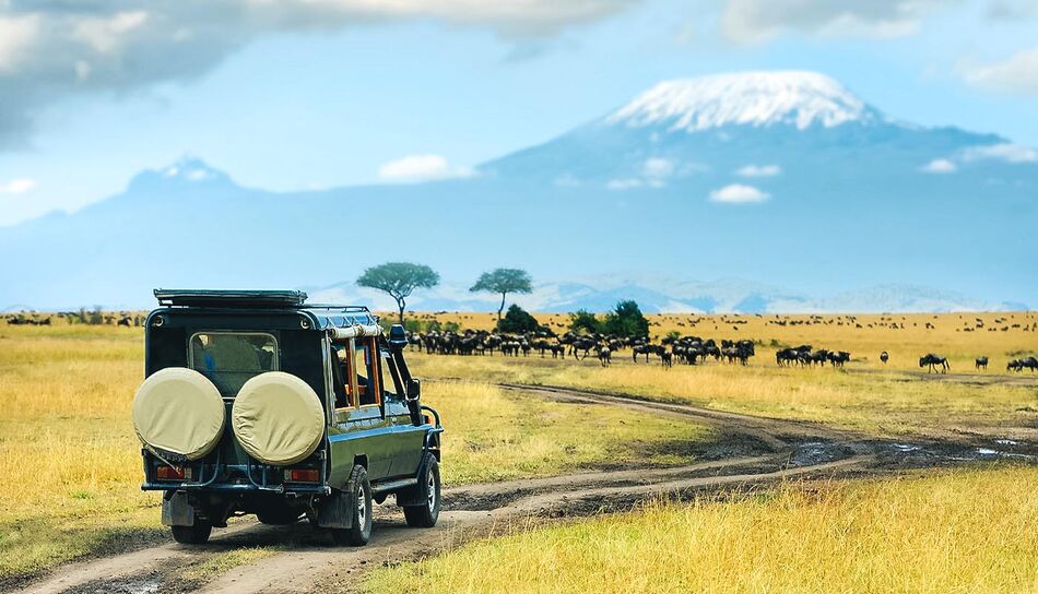 Jeepsafari im Masai Mara, Kenia
