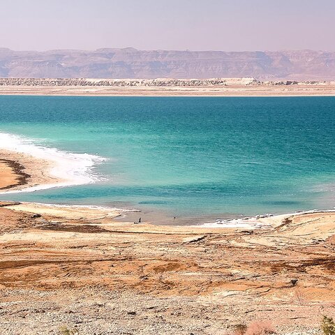Küste am Toten Meer