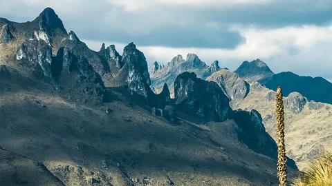 Berggipfel im Cajas Nationalpark, Ecuador