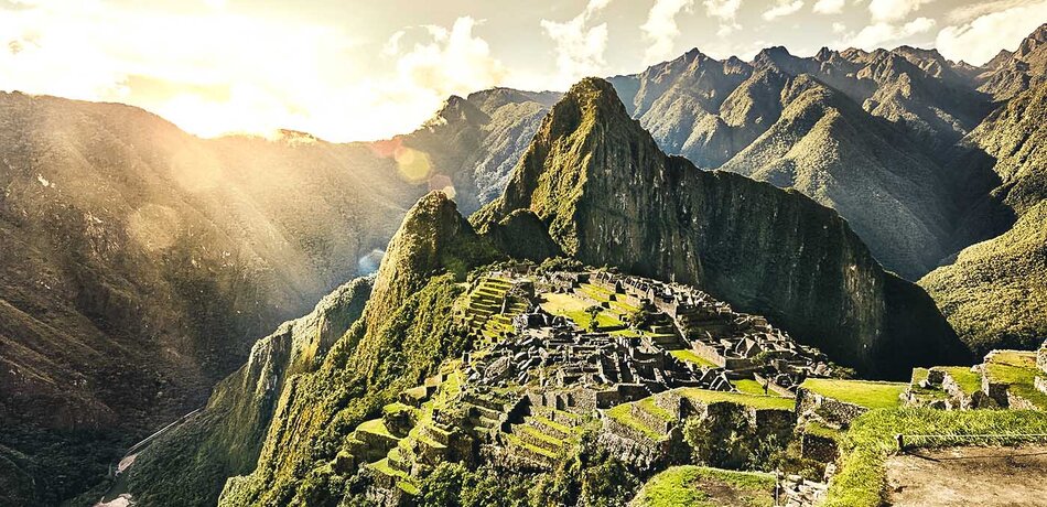 Die Inka-Stadt Machu Picchu in Peru
