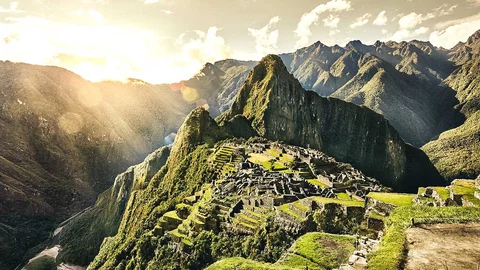 Die Inka-Stadt Machu Picchu in Peru