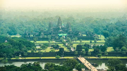Angkor Wat von oben