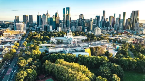 Skyline von Melbourne Skyline von Melbourne
