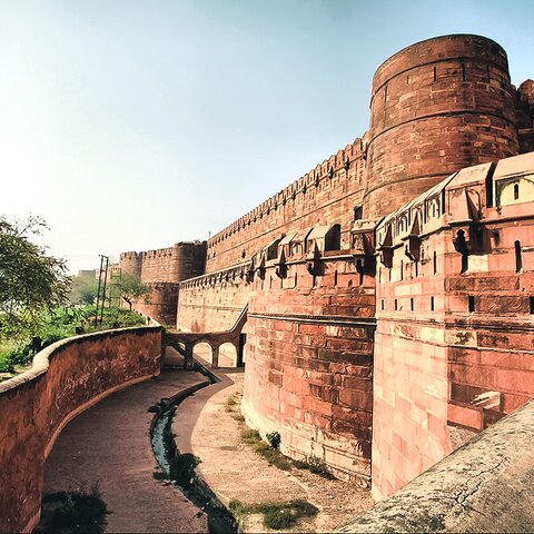 Das Rote Fort in Agra