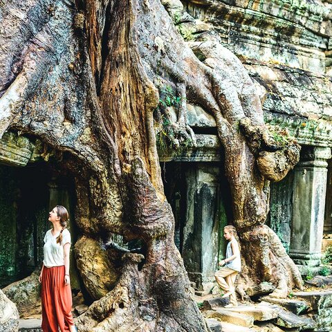 Dschungeltempel Preah Khan in Angkor