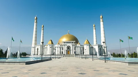 Moschee in Aschgabat, Turkmenistan