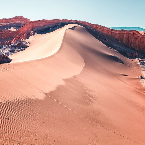 Dünen in der Atacama Wüste