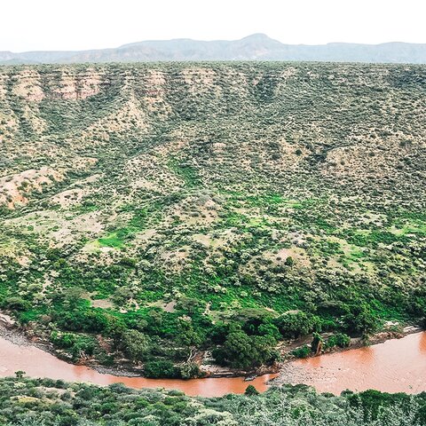 Canyon im Awash Nationalpark in Äthiopien