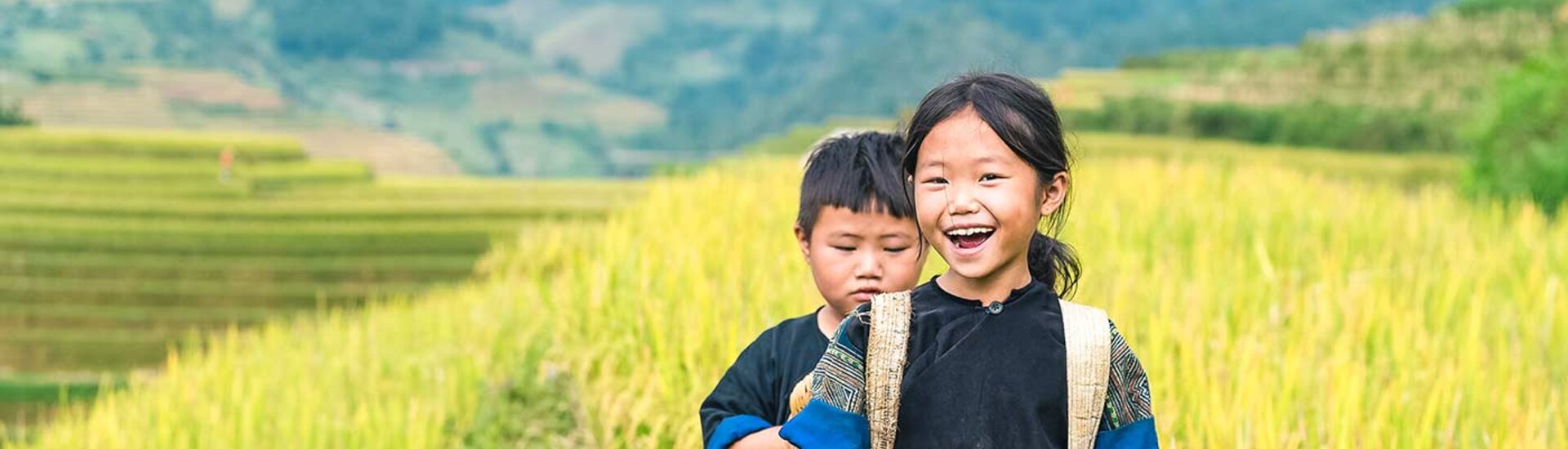 Vietnamesische Kinder in Bac Ha