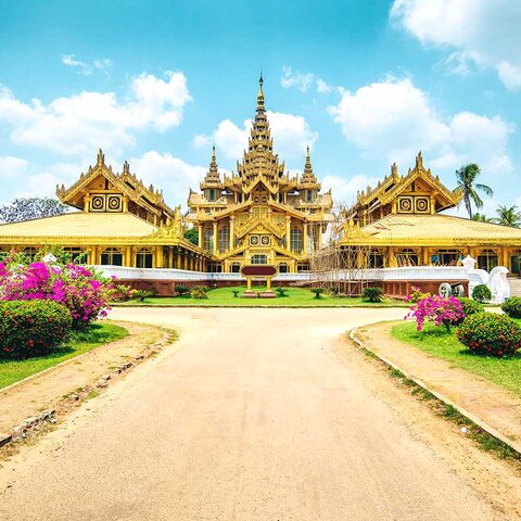 Tempel in Bago Myanmar