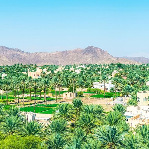 Überblick über Bahla, Oman