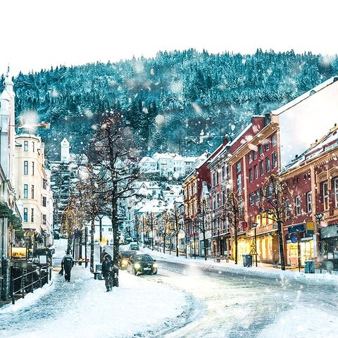 Historischer Stadtteil von Bergen