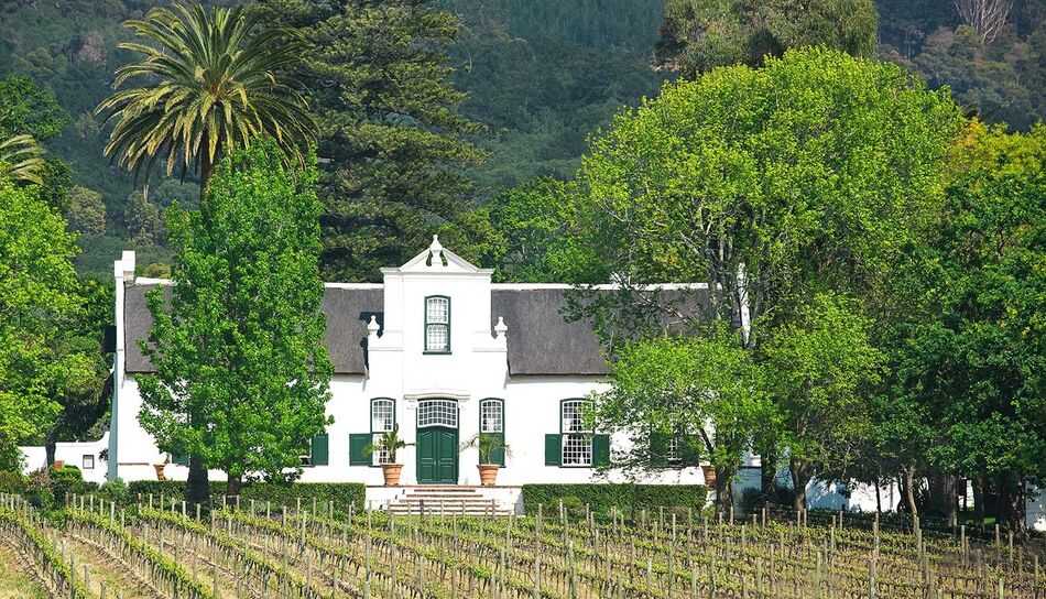 Haus im Cape Dutch Stil in den Cape Winelands