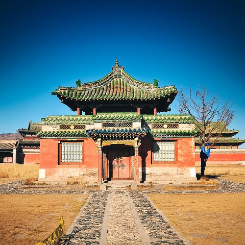 Der Charchorin Tempel, Mongolei