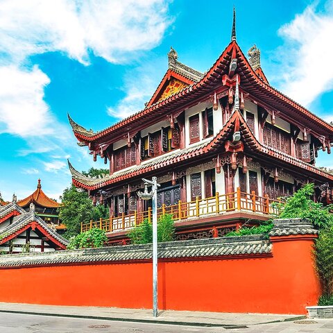 Wenshu Kloster in Chengdu
