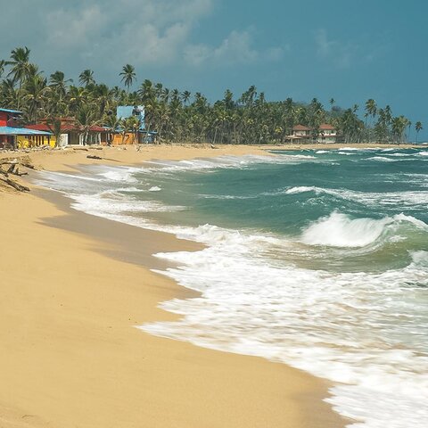 Der Palenque Beach an der Costa Arriba, Panama