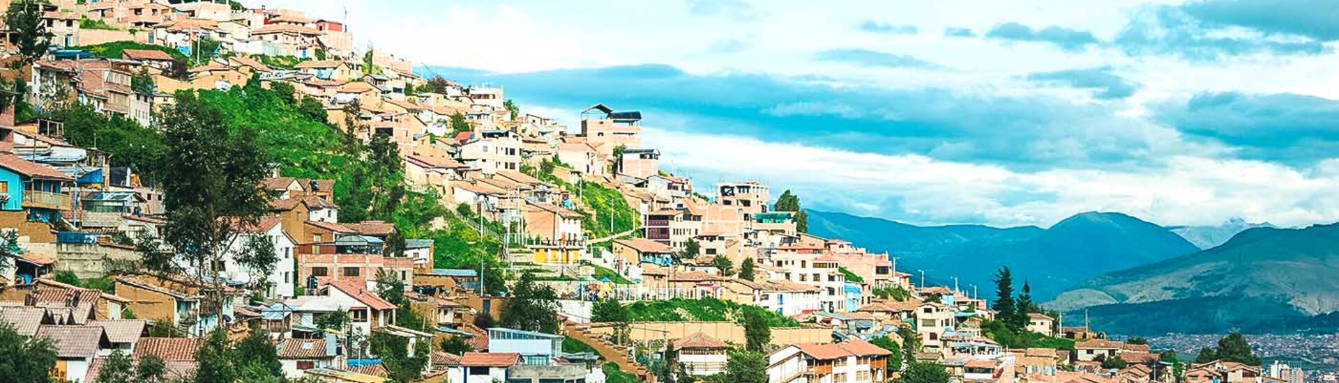 Die Stadt Cusco in Peru