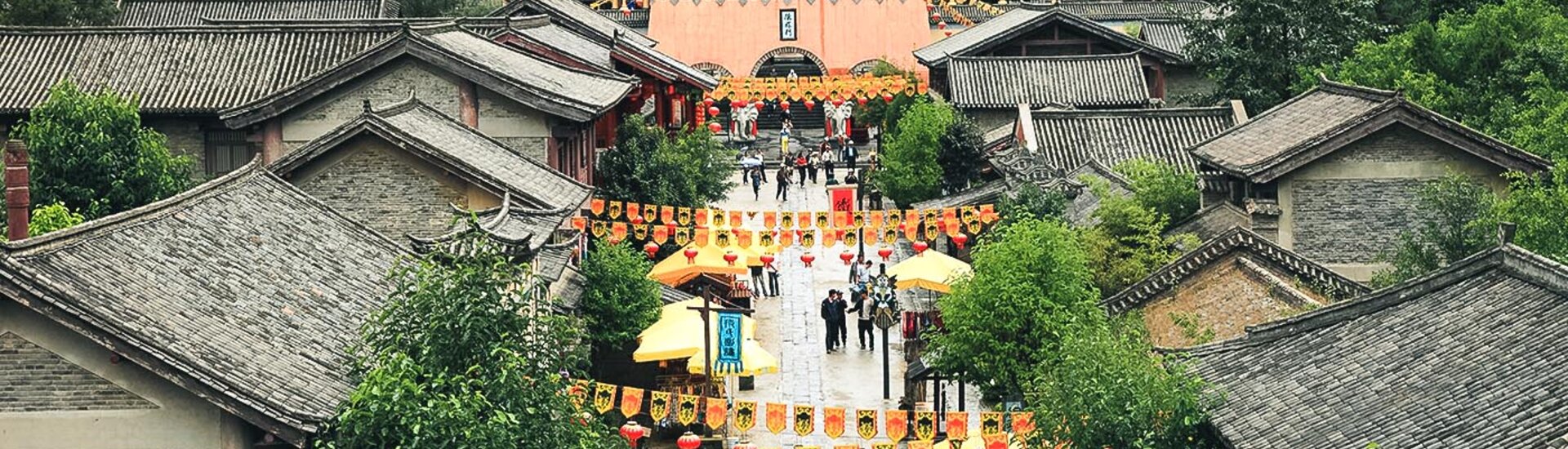 Blick auf die Altstadt von Dali in China