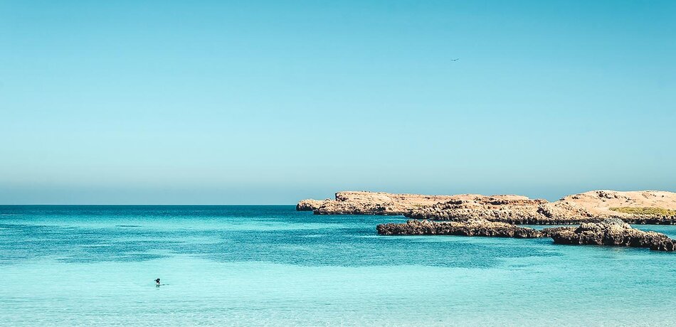 Ein Strand auf den Daymaniyat Inseln, Oman
