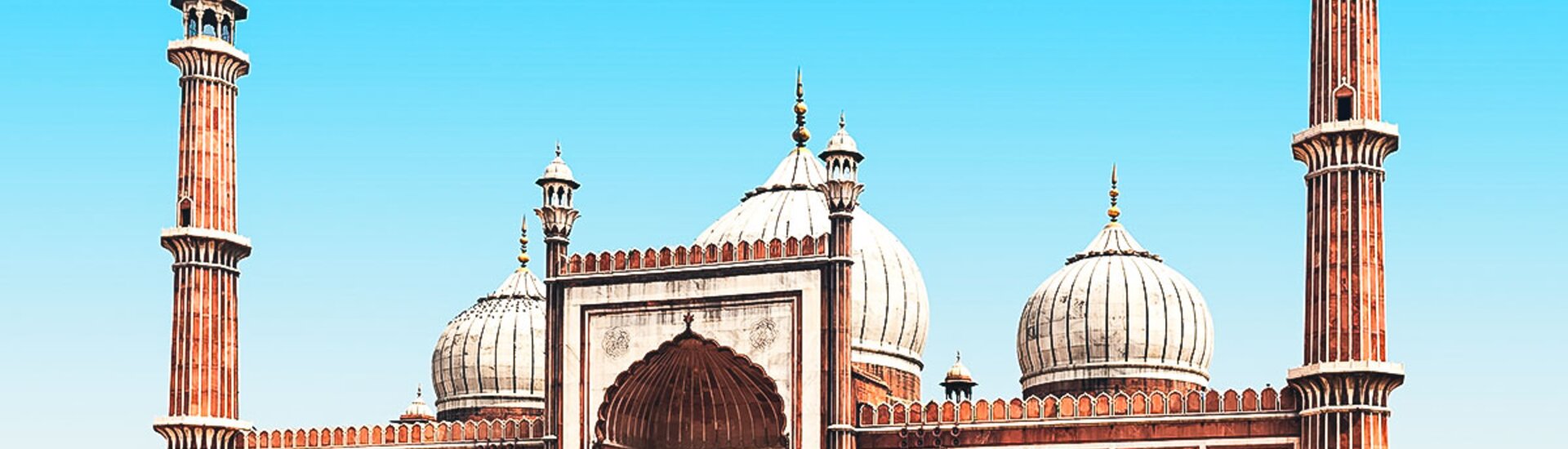 Die Jama-Moschee in Delhi