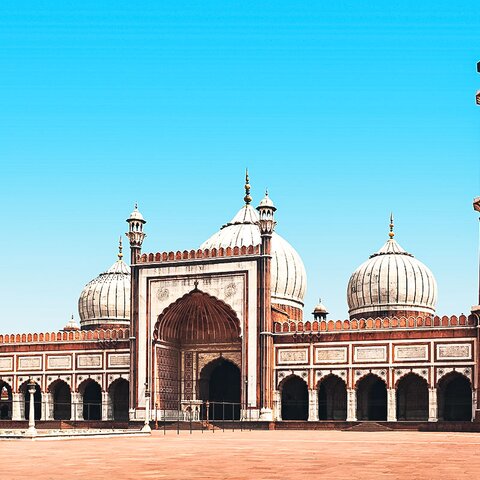 Die Jama-Moschee in Delhi