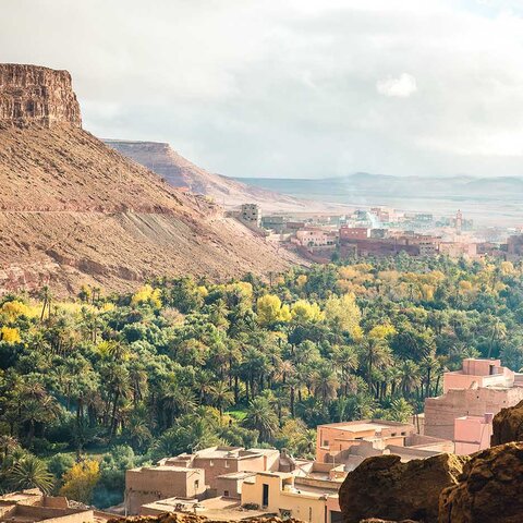 Schlucht im Draa Tal, Marokko