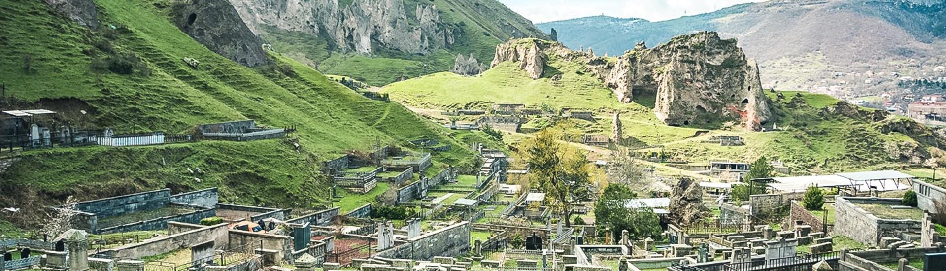 Ruinen in Goris, Armenien